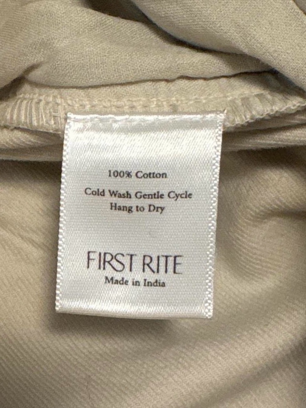 First Rite Off-White Trousers - Picture 5 of 5